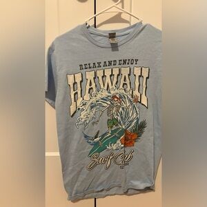 Gildan Blue Hawaii Surf Graphic Tee